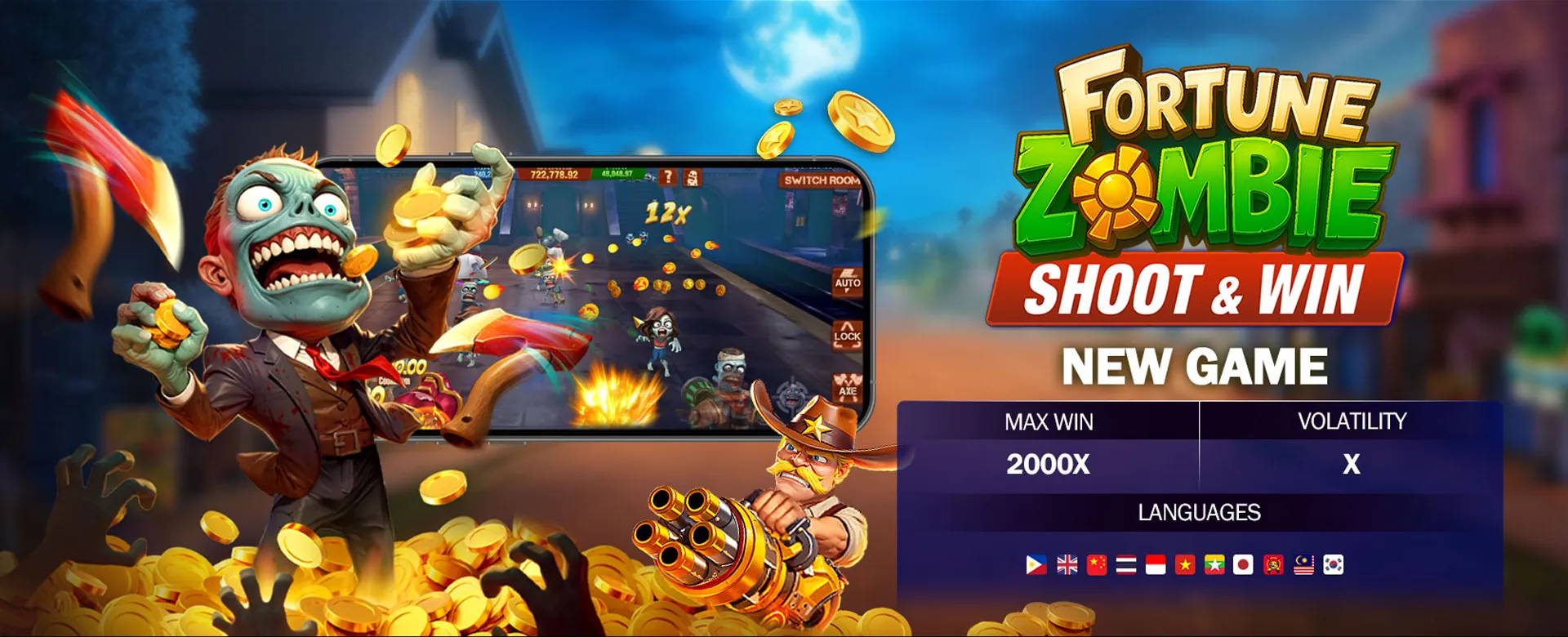 FNF Poppy Playtime Bunny game character with Rich9.com login screen background